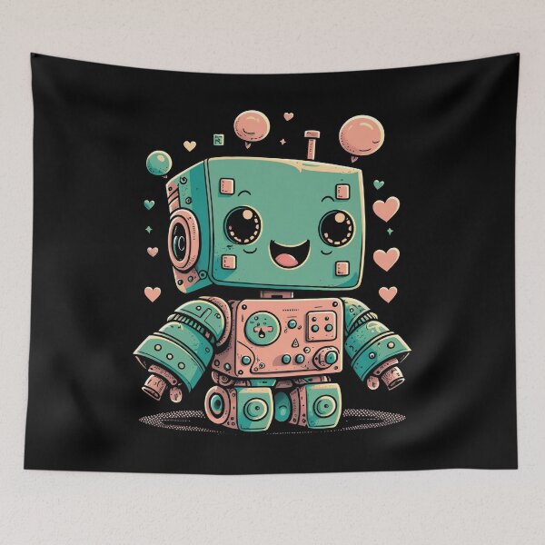 Item preview, Cute robot Kawaii style designed and sold by Acim0.