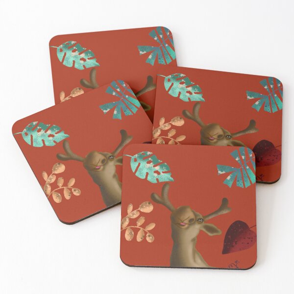 Item preview,  A happy moose designed and sold by Artful Things.