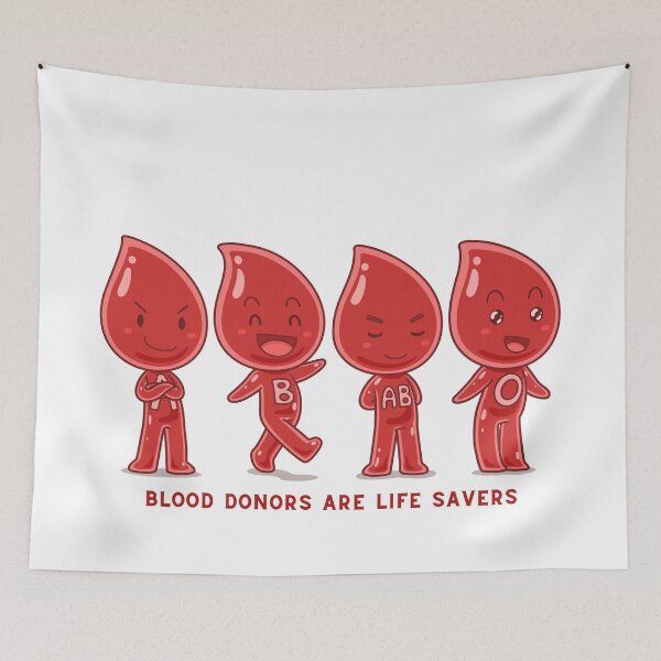 Item preview, Blood donors are life savers designed and sold by perfect2print.