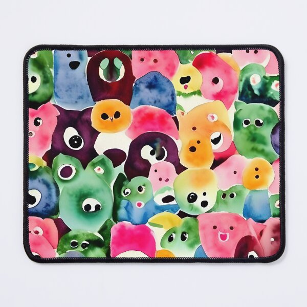 Item preview, Cute N Spiteful Monsters Watercolor designed and sold by CuteNSpiteful.