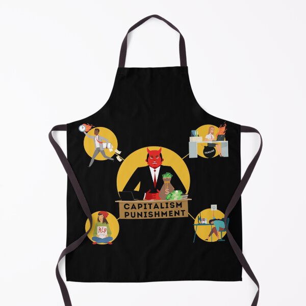 Item preview, "Capitalism Punishment" homeless stressed workers greedy devil boss designed and sold by Write-to-Rebel.