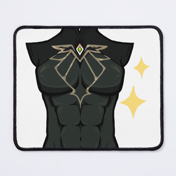 Item preview, Feeble scholar Alhaitham's abs designed and sold by cherimayo.
