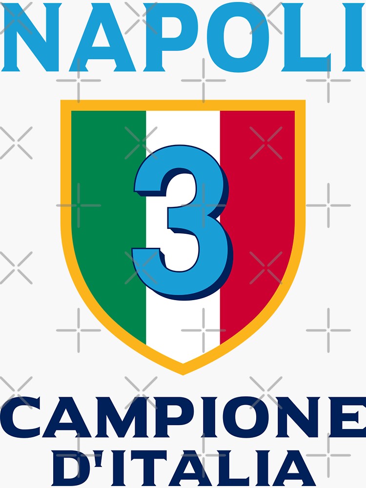 "SSC Napoli Campione D'Italia 2023 Forza Napoli Sempre" Sticker For ...