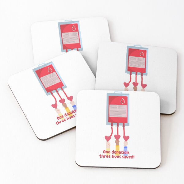 Item preview, One donation, three lives saved designed and sold by perfect2print.