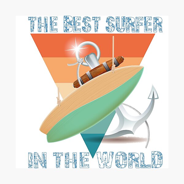 Item preview, The best surfer in the world designed and sold by ArtSolitary.