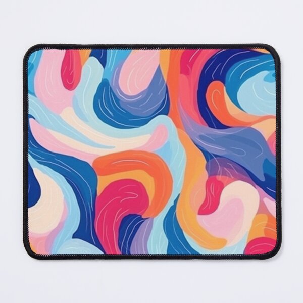 Item preview, Colorful Flowing Abstract Matisse-Inspired Pattern designed and sold by Stoopendous Stickers.