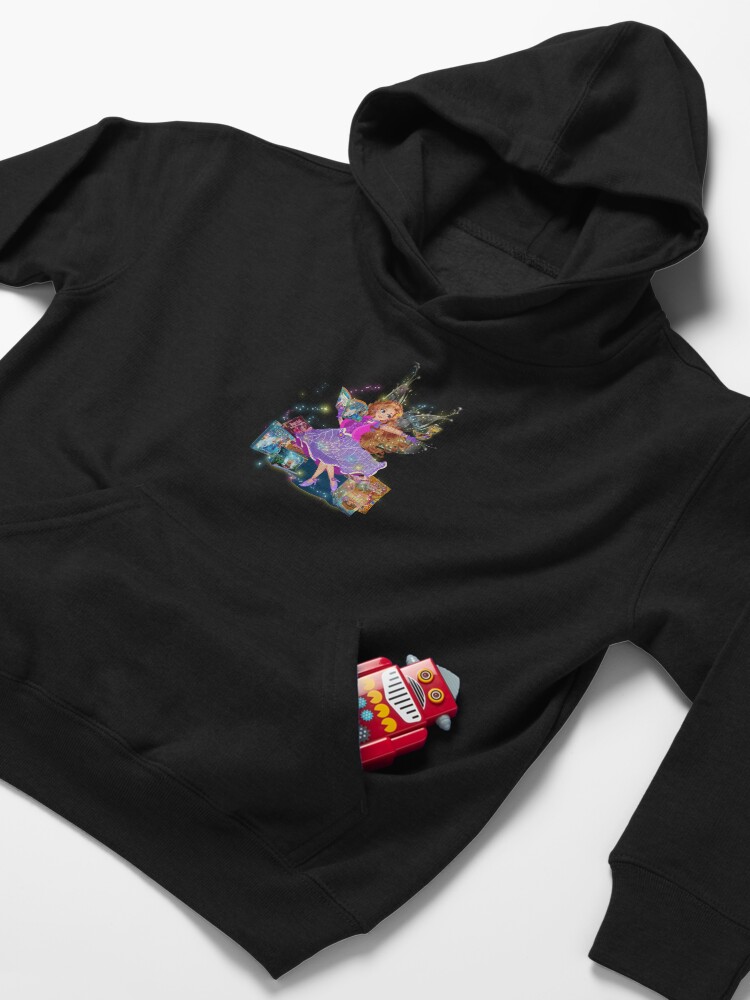 Thumbnail 4 of 5, Kids Pullover Hoodie, Felicia Shares The Beautiful Magical Fairy Book Club designed and sold by FairyBookClub.