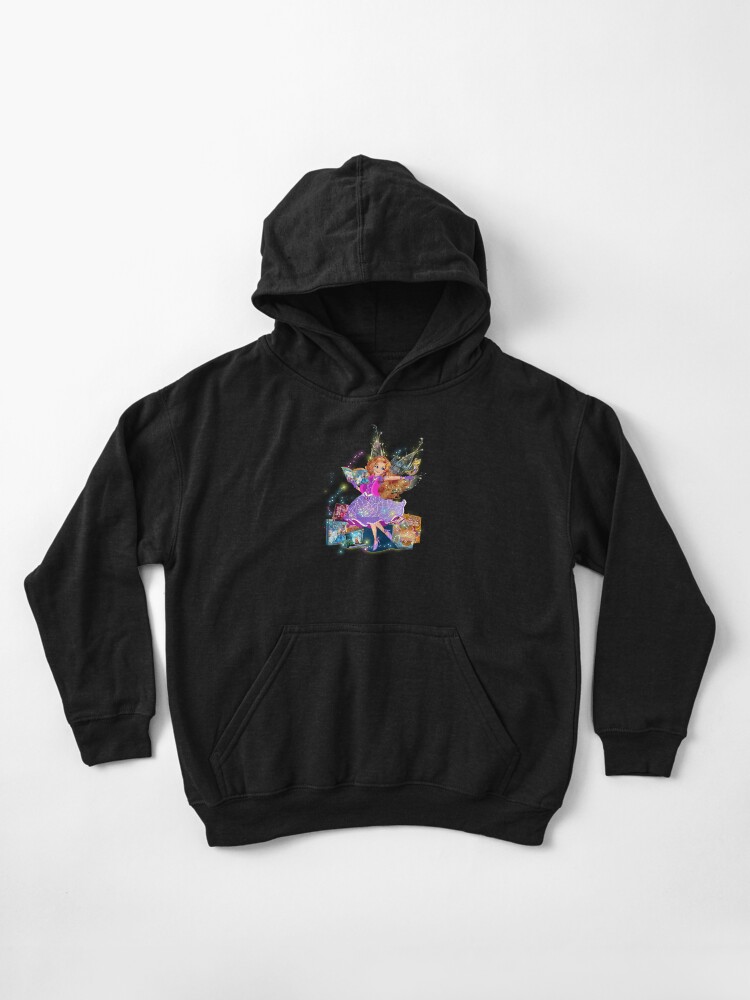 Thumbnail 1 of 5, Kids Pullover Hoodie, Felicia Shares The Beautiful Magical Fairy Book Club designed and sold by FairyBookClub.