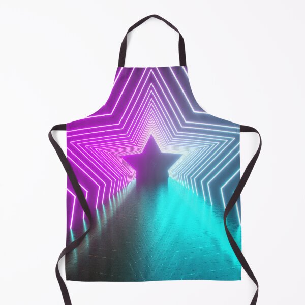 Item preview, Panoramic Neon Stars Styled Pattern designed and sold by Mark Cannon.