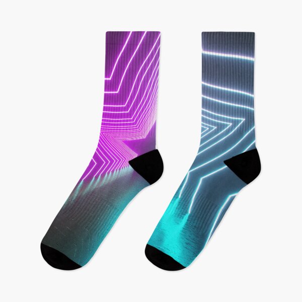 Item preview, Panoramic Neon Stars Styled Pattern designed and sold by Mark Cannon.