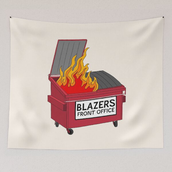 Item preview, Portland Basketball - Dumpster Fire Funny designed and sold by sportsign.