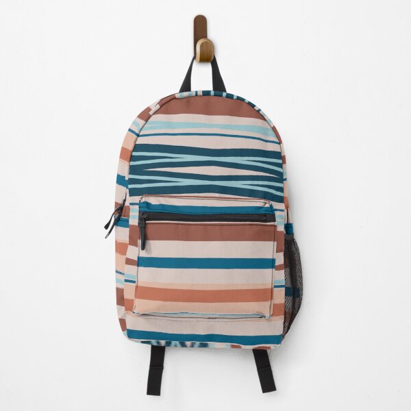 Item preview, Stripes - Blue/Brown designed and sold by CeriLodge.