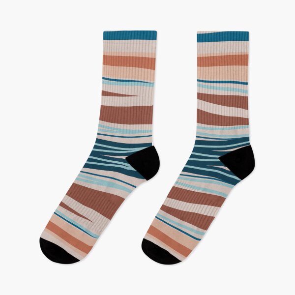 Item preview, Stripes - Blue/Brown designed and sold by CeriLodge.
