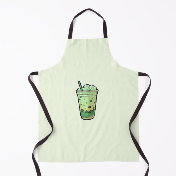 Item preview, Cute Matcha Frappuccino Design for Green Tea Lovers designed and sold by Stickerchef.