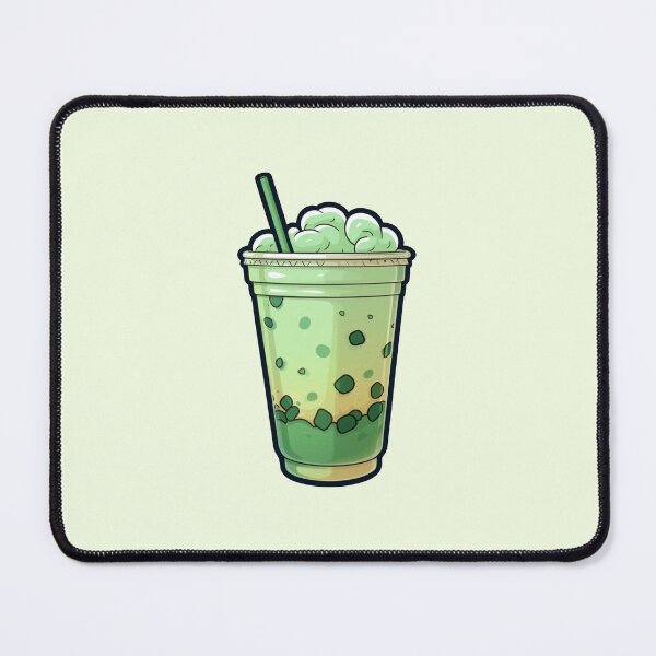 Item preview, Cute Matcha Frappuccino Design for Green Tea Lovers designed and sold by Stickerchef.