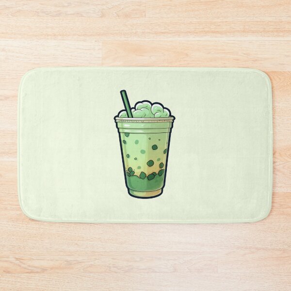 Item preview, Cute Matcha Frappuccino Design for Green Tea Lovers designed and sold by Stickerchef.