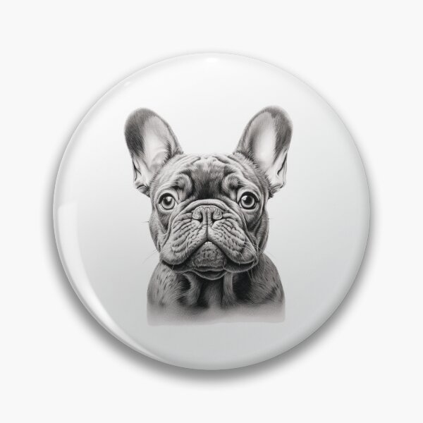 Item preview, Cute Frenchie Drawing designed and sold by KazzasKorner.