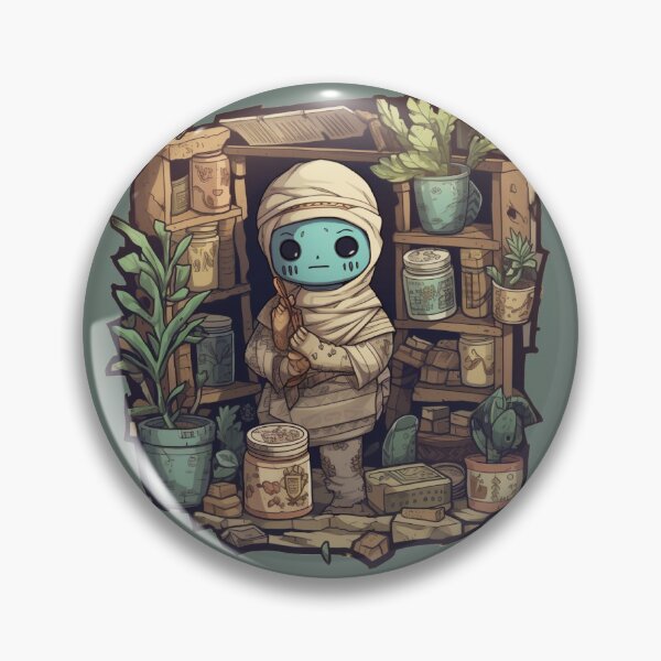 Item preview, "Blue Mummy's Storage Adventure" designed and sold by ChibiChills.