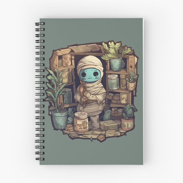 Item preview, "Blue Mummy's Storage Adventure" designed and sold by ChibiChills.