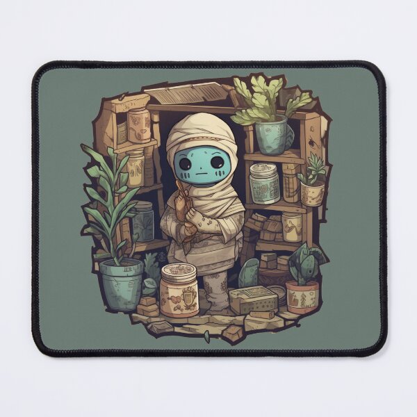 Item preview, "Blue Mummy's Storage Adventure" designed and sold by ChibiChills.