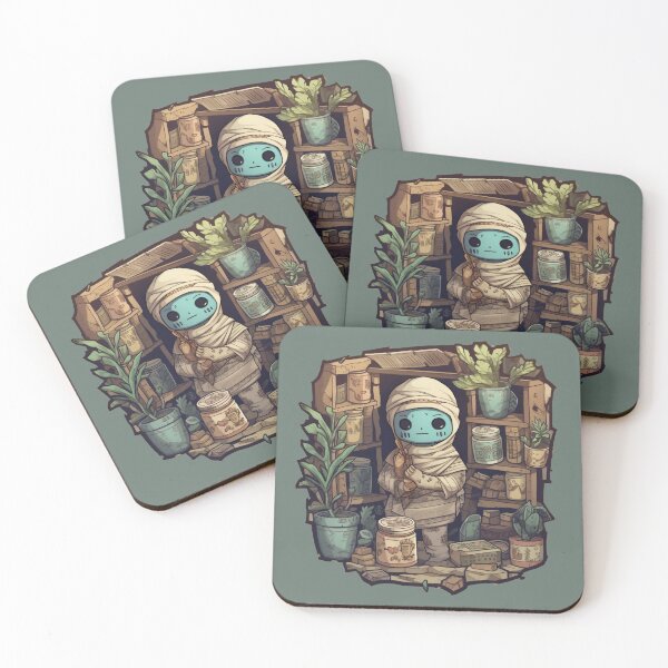 Item preview, "Blue Mummy's Storage Adventure" designed and sold by ChibiChills.
