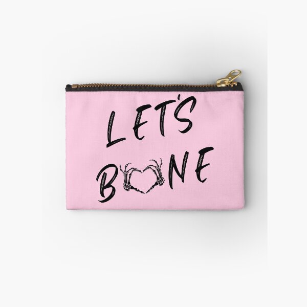 Item preview, Let's Bone | Skeleton Hand Heart Pink And Black designed and sold by KinkShoppe.