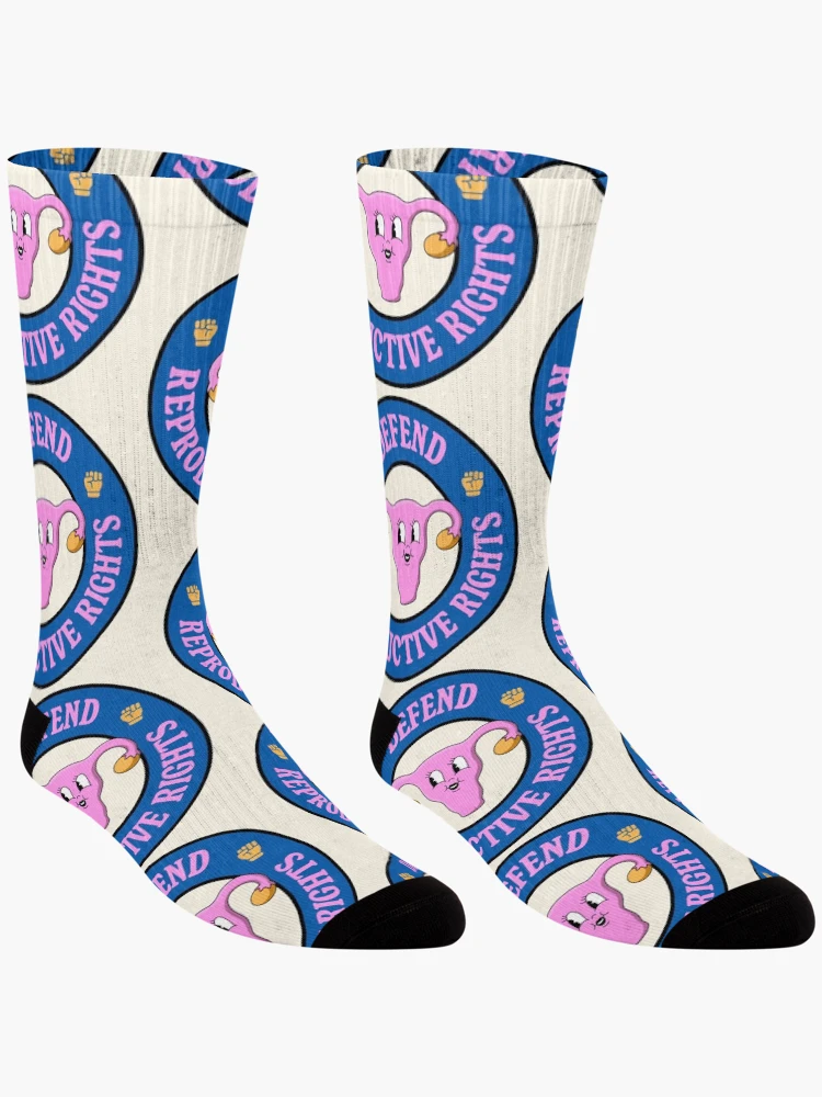 Thumbnail 3 of 5, Socks, Defend Reproductive Rights - Protect Abortion Rights designed and sold by Picket Club.