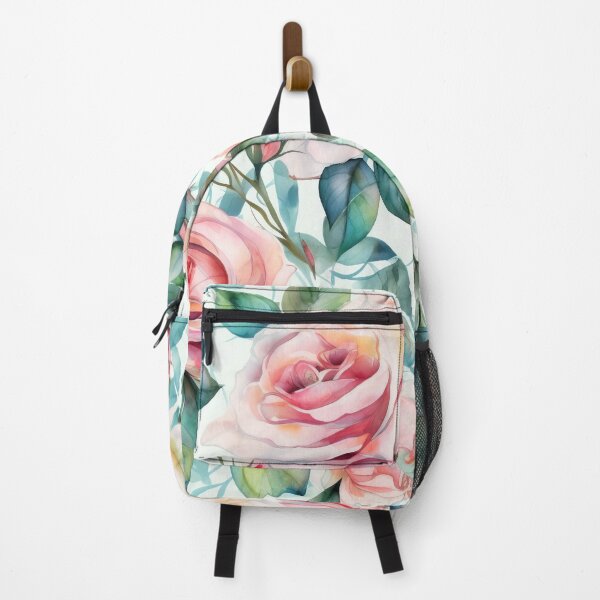 Item preview, Seamless Floral Design with roses. Watercolor illustration. AI generated Illustration. designed and sold by svetlanna.