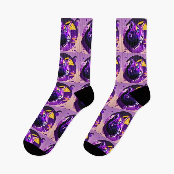 Item preview, Purple Retro Synthwave Tiger designed and sold by MxA19.