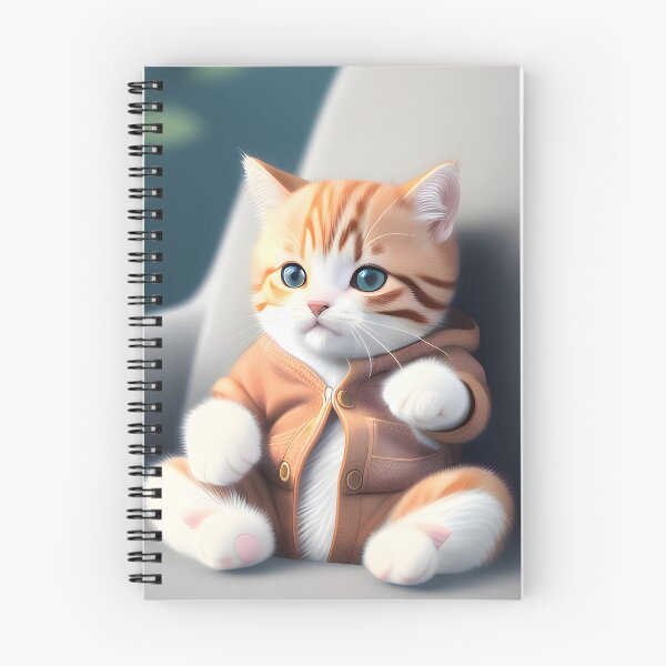 Item preview, Adorable Cat Illustration - Modern Digital Art designed and sold by Ai-michiart.