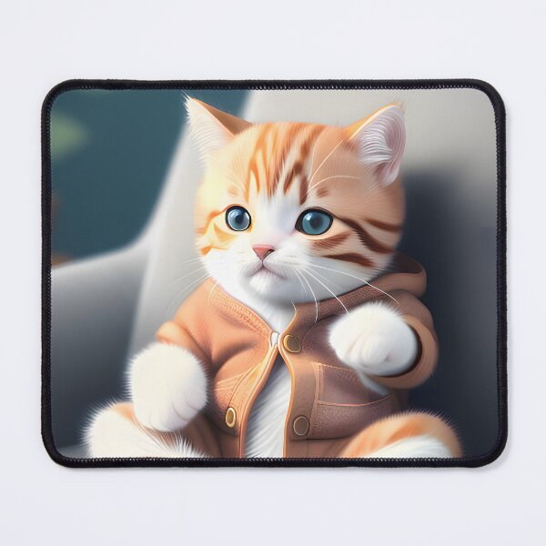 Item preview, Adorable Cat Illustration - Modern Digital Art designed and sold by Ai-michiart.