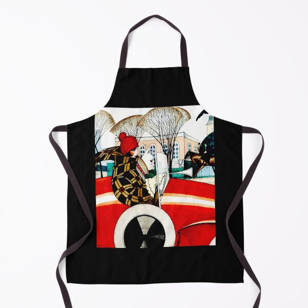 Item preview, Art Deco: Girl and pug in automobile by Gerda Wegener (1927) designed and sold by mturns57.