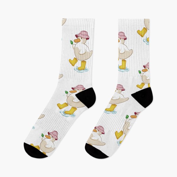 Item preview, duckling playing in the rain designed and sold by haagingrid.