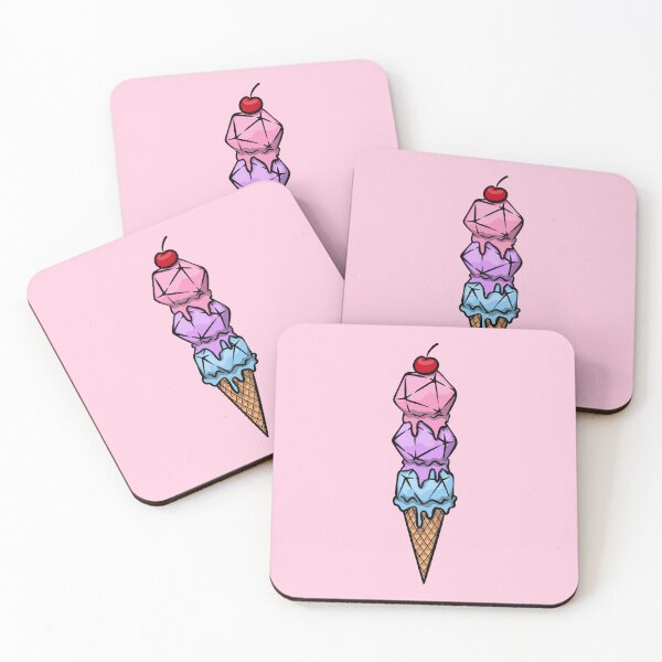 Item preview, Unicorn Dice Cream Cone designed and sold by Mystic 20 Dice.