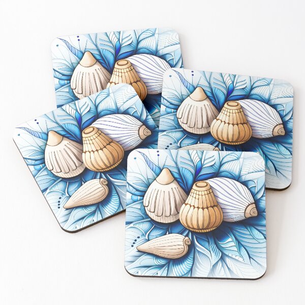 Item preview, Watercolor Seashells designed and sold by Gustavo Navarro.