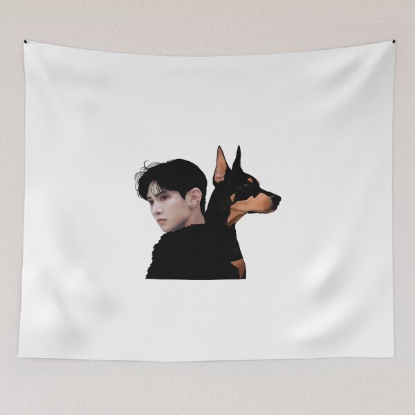 Item preview, yeosang doberman ㄷㅂㄹㅁ designed and sold by Aleksnerd.