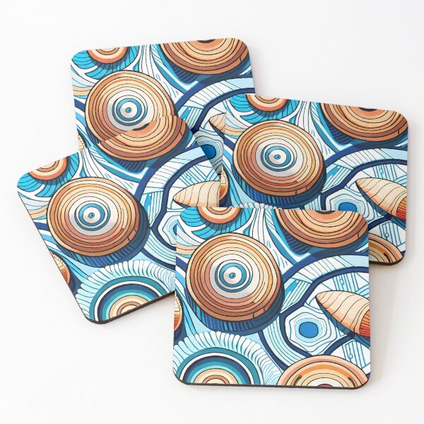 Item preview, Watercolor Seashells designed and sold by Gustavo Navarro.