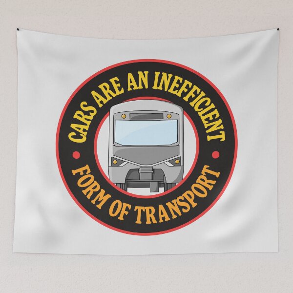 Item preview, Cars Are An Inefficient Form Of Transportation - Take Public Transport designed and sold by Picket Club.