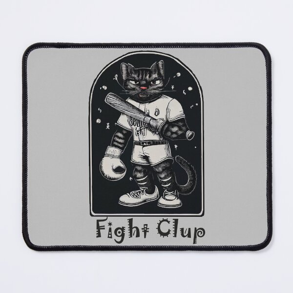 Item preview, Cat - The Fight-Club Classic T-Shirt designed and sold by M3A Art.