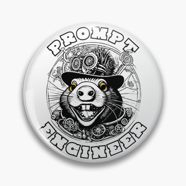 Item preview, Prompt Engineer Steampunk Beaver designed and sold by Promptified.