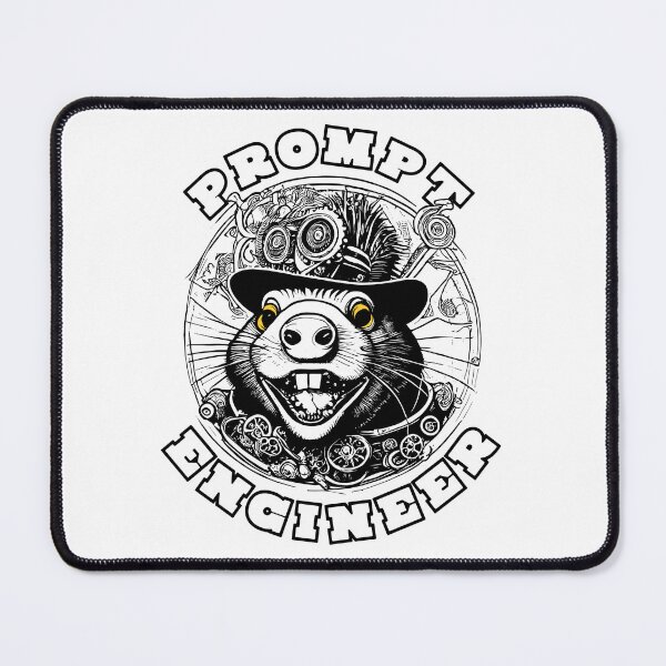 Item preview, Prompt Engineer Steampunk Beaver designed and sold by Promptified.
