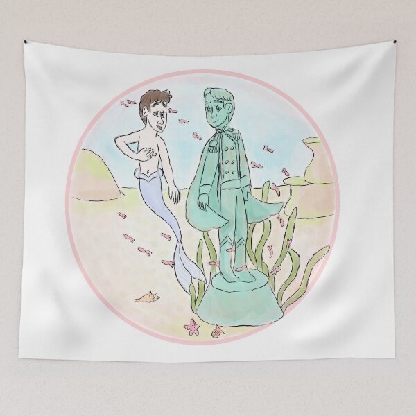 Item preview, Heartstopper, Merman Charlie Dancing With His Prince designed and sold by CraigHarveyGurr.