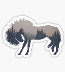 Woodland Horse Sticker