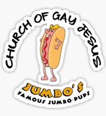 Church Of Gay Jesus Shameless Sticker