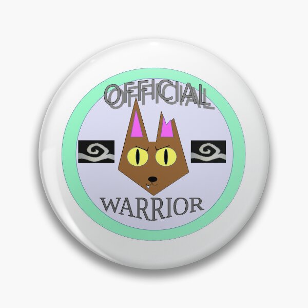 Item preview, Official Warrior, brown cat yellow eyes design 2 designed and sold by EnergyFang.