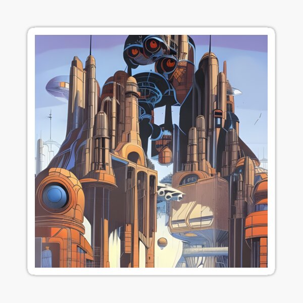 Future Visions (Cityscape 4) Sticker