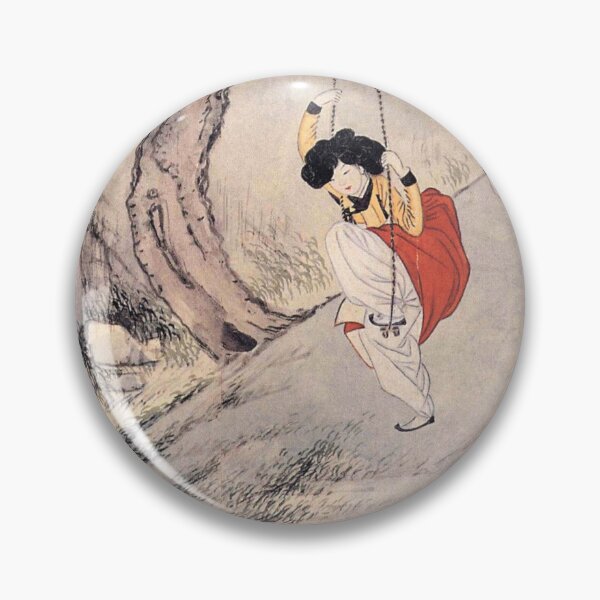 Item preview, Korean Painting Minhwa Scenery on Dano Day designed and sold by tangerinemars.