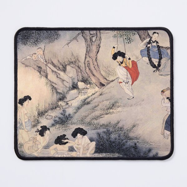 Item preview, Korean Painting Minhwa Scenery on Dano Day designed and sold by tangerinemars.