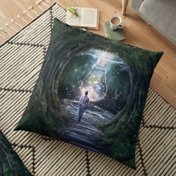 Stay For A Moment Floor Pillow