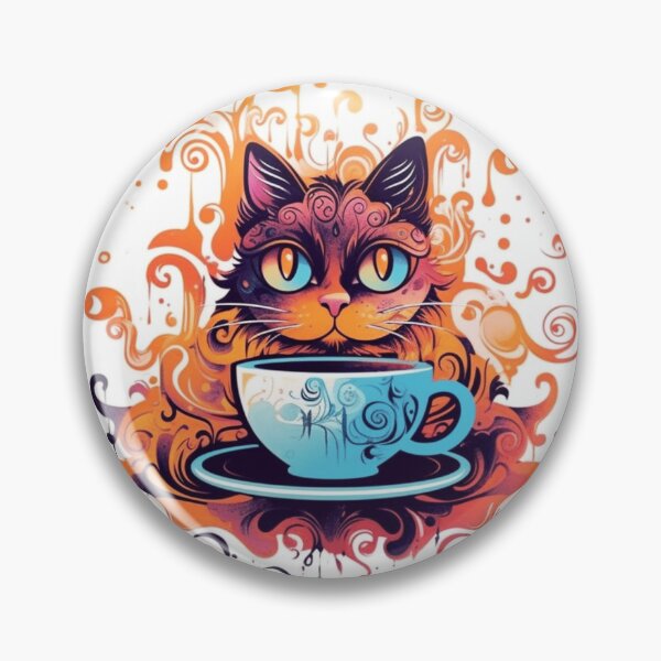 Artikelvorschau, Kaffee Katze entworfen und verkauft von digital-anomaly.